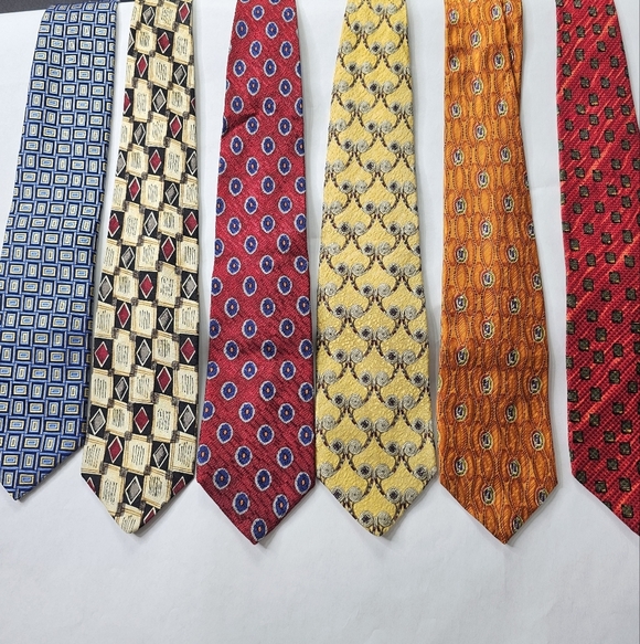 Robert Talbott 100% Silk Ties Bundle Of 6 Funky Patterns